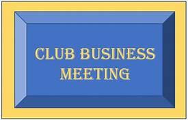 Business Meeting - 15th May